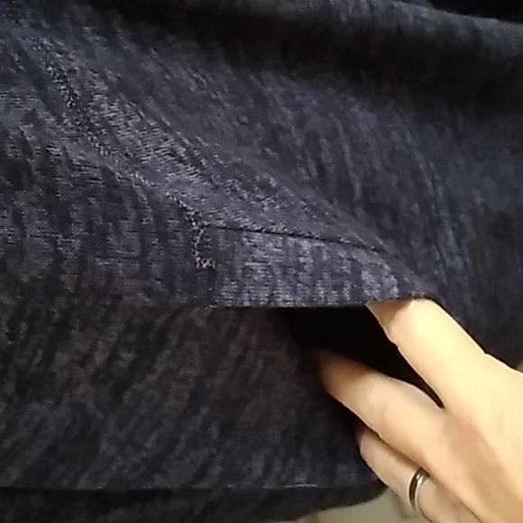 Abercrombie & Fitch Oversized Blue Open Front Sweater Cardigan. Size XS - Picture 4 of 7